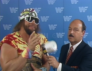 Randy Savage with Gene Okerlund