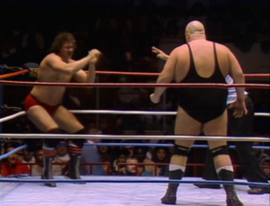 Bundy intimidates Bob Orton