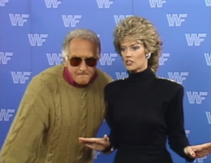 Mary Hart and Bob Uecker